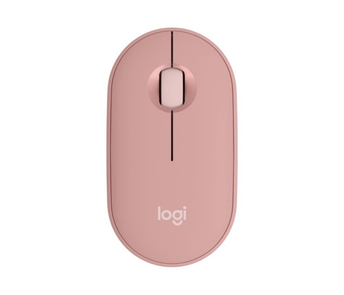Mouse wireless optic Logitech M350s roz, Bluetooth, 4000 DPI