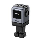 INCARCATOR retea Ugreen, Nexode &quot;X688&quot; Quick Charge 100W GaN, 3 x USB Type-C, 1 x USB, gri &quot;45515B&quot; (timbru verde 0.18 lei) - 6941876249787