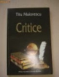 TITU MAIORESCU-CRITICE