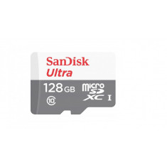 Micro secure digital card sandisk ultra 128gb clasa 10 r/w speed: up to 100mb/s/ 90mb/s