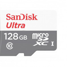 Micro secure digital card sandisk ultra 128gb clasa 10 r/w speed: up to 100mb/s/ 90mb/s