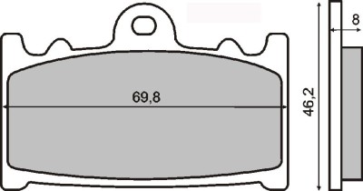 Placute frana Cod Produs: MX_NEW 225101150RM foto
