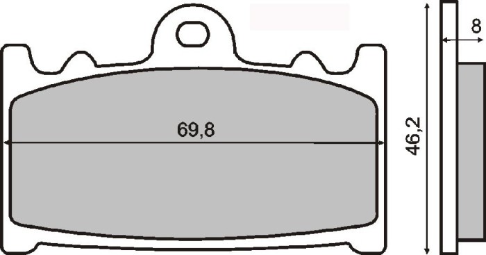 Placute frana Cod Produs: MX_NEW 225101150RM