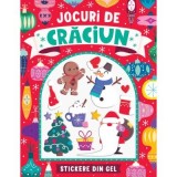 Jocuri de Craciun. Stickere din gel