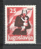 Iugoslavia.1964 100 ani Pompieri SI.210, Nestampilat