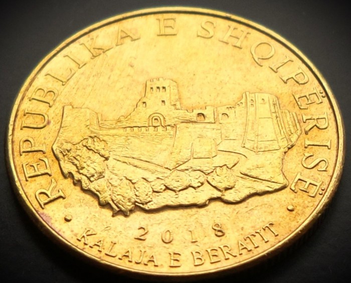 Moneda 10 LEKE - ALBANIA, anul 2018 * cod 2348
