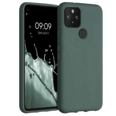 Husa pentru Google Pixel 5, Silicon, Verde, 51722.166 foto