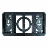 Suport numar &icirc;nmatriculare auto TIP D 30x15 cm din ABS, negru