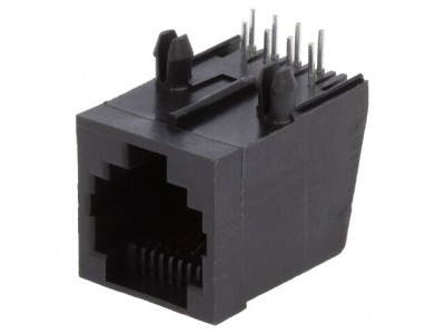 Soclu RJ45 8p8c THT &amp;icirc;n Unghi foto
