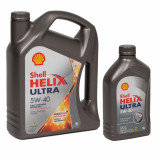 Set Ulei Motor Shell Helix Ultra 5W-40 4L + Ulei Motor Shell Helix Ultra 5W-40 1L