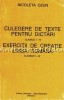 Culegere De Texte Pentru Dictari. Exercitii De Creatie Limba Romana - Nicoleta O