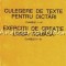 Culegere De Texte Pentru Dictari. Exercitii De Creatie Limba Romana - Nicoleta O