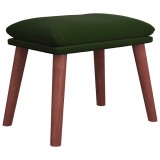 Cumpara ieftin Taburet, verde inchis, 45x29,5x35 cm, catifea