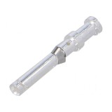 Pin mamă argintat 0,75mm&sup2; cu contacte &icirc;ntoarse crimpat