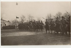 Depunerea juramantului in Cazarma Reg. 11 Rosiori, Cernauti 1933 foto