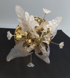 Plafoniera, lustra Art Deco, Barovier Toso, sticla Murano, vintage