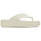 Slapi Crocs Getaway Groove Platform Flip Bej - Sandstone
