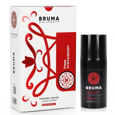 BRUMA - LIQUID VIBRATOR ULTRA SLIDING STRAWBERRY 15 ML foto