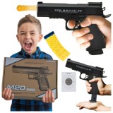 Replică metalică a unui pistol, set mare, 800 de gloanțe gratuite