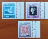 GERMANIA(DDR)-"150 ANIV.-PRIM-TIMBRU"-Set 3V-Prima editie-NEstampilat-MNH-Vezi-Scan
