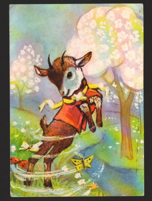 CPIB 20025 CARTE POSTALA - FELICITARE - IED, FLUTURE