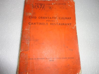 Ghid orientativ culinar pentru cantinele restaurant foto