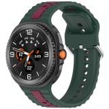 Curea Techsuit W078 pentru Samsung Galaxy Watch 8 Classic / Watch8 44mm / Watch 8 40mm, Verde Inchis