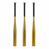 Cumpara ieftin Set trei bate de baseball DEPOX&reg;, aluminiu, 80 cm, auriu