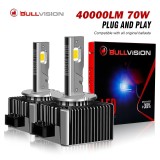 Set 2 becuri led D2S D2R 70W 35W/ bec 40000 lumeni 6500k plug&amp;play canbus !, Universal