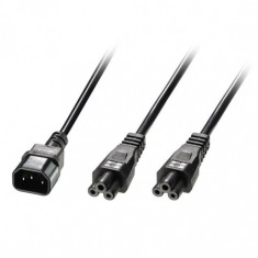 Cablu de alimentare in Y IEC C14 la 2 x IEC C5 2.5m, Lindy L30370*