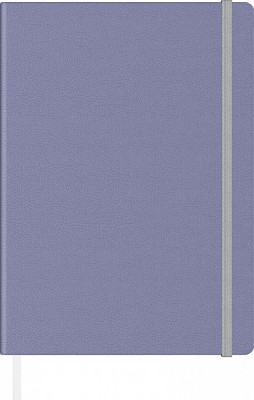 Agenda notes A5 Velvet cu elastic Lila foto