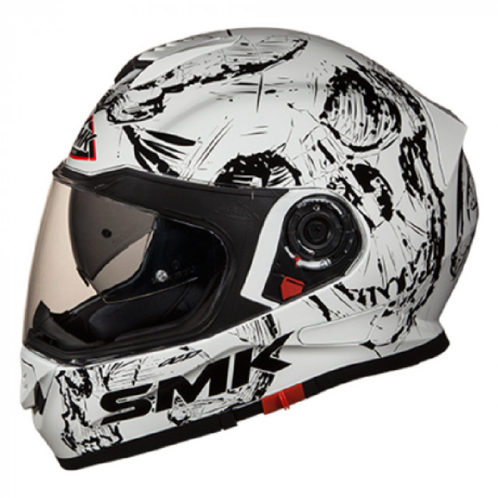 Casca Moto Integrala SMK TWISTER SKULL GL120 MARIME XS