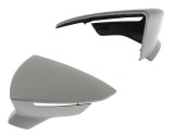 Carcasa oglinda exterioara Seat Arona, 09.2017-; Ibiza, 10.2017-; Leon (5f), 11.2012-, partea Stanga, carcasa grunduita, Aftermarket