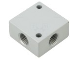 Tee Cross PNEUMAT 6040 1/4 - Conector Conducte Pneumatice