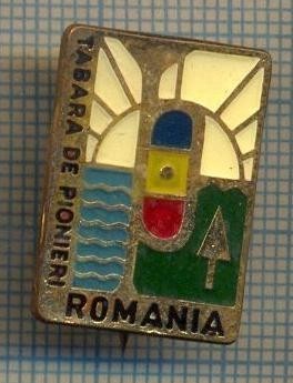 Y 813 INSIGNA -TABARA DE PIONIERI - ROMANIA - PENTRU COLECTIONARI foto