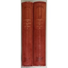 LE ROUGE ET LE NOIR par STENDHAL , illustrations de ROGER LAISNE , VOLUMELE I - II , 1947, EDITIE BIBLIOFILA