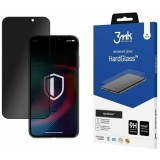Folie de protectie 3mk HardGlass Max Privacy pentru iPhone 14 Pro Max Negru