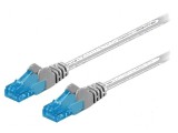 Patch cord U/UTP 6a gri 20m 26AWG Fire: 8, Goobay