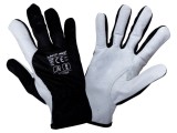 Mănuşi de protecţie negre LAHTI PRO L270708K, dimensiune 8, agăţătoare