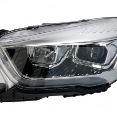 Far Ford Kuga, 02.2016-, fata, Stanga, bi-xenon; cu lumini de curbe; cu LED daytime running light; D3S+H1+LED; electric; negru, transparent cu alb in