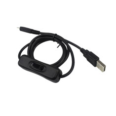 Cablu USB-Micro USB cu intrerupator foto