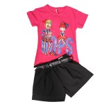 Cumpara ieftin Pantalon scurt si Tricou 5-13 Ani Ares Fucsia - 7ANIMarimea