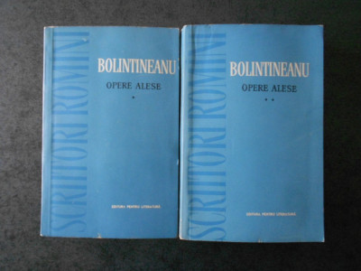 DIMITRIE BOLINTINEANU - OPERE ALESE 2 volume foto