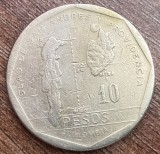 C50 - Moneda foarte veche - Columbia - 10 pesos - 1981