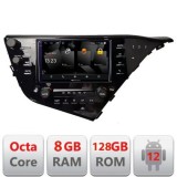 Navigatie Toyota Camry 2017-2021 V2 Android Octa Core Qualcomm 2K Qled 8+128 DTS DSP 360 4G Optical CarStore Technology