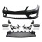 Set bara fata MERCEDES C-CLASS (W204), 03.2011-, cu 6 gauri senzori parcare; grunduit, de vopsit; type AMG, cu 6 gauri lumini de zi; cu grile inferio