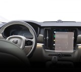 Folie Protectie Navigatie Volvo S90 Recharge 2024+, Duragon, protectie Display Navigatie, silicon Transparent, Anti-zgarieturi, kit instalare