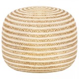 Taburet lucrat manual, 45x30 cm, iută, vidaXL
