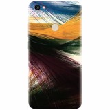 Husa silicon pentru Xiaomi Redmi Note 5A, Colorful Peacock Feathers