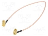 Cablu SMA Tată 0,15m Ecranat Transparent - MUELLER ELECTRIC